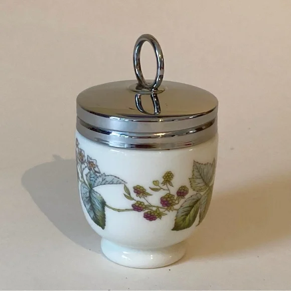 Royal Worcester Porcelain Egg Coddler, Vintage Egg Cooker, Egg Cup - Picture 2 of 8